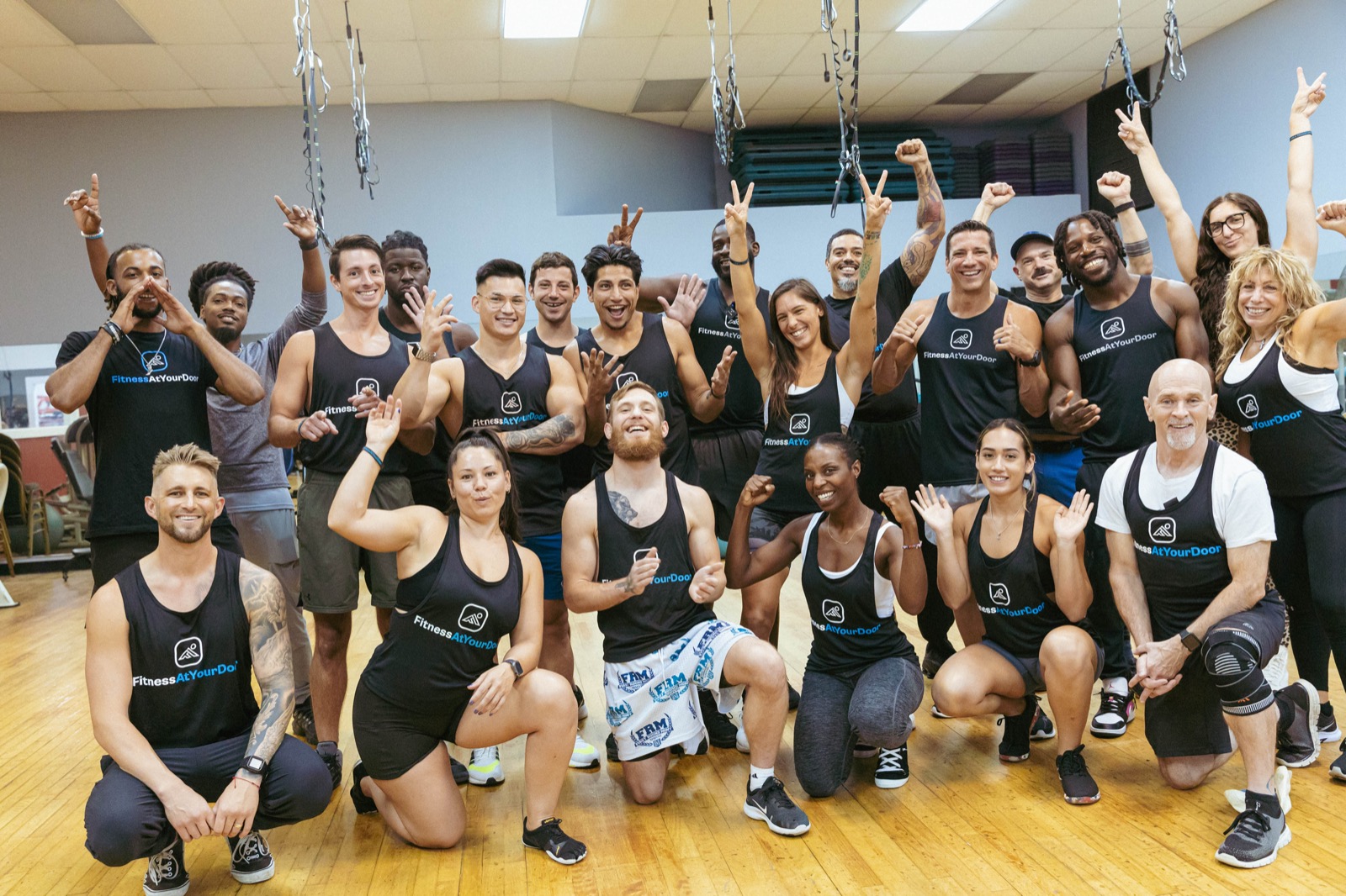 The FitnessAtYourDoor team of certified trainers